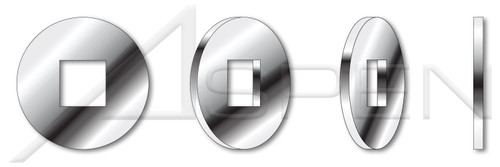 M5 DIN 440 / ISO 7094, Metric, Standard Flat Washers, Type "V" Square Hole, A2 Stainless Steel