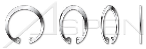 M45 DIN 472, Metric, Internal Retaining Rings, 400 Series Stainless Spring Steel