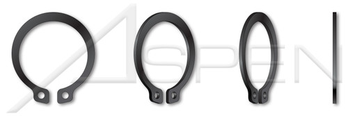 M240 DIN 471, Metric, External Retaining Rings, Spring Steel, Phosphate Coated