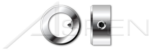 M28 DIN 705, Metric, Slide-On Adjusting Ring Shaft Collars, A2 Stainless Steel