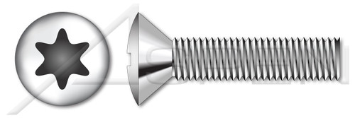 M4-0.7 X 22mm ISO 14584, Metric, Machine Screws, Oval Head 6Lobe Torx(r) Drive, A2 Stainless Steel
