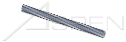 3/4"-10 X 12' Threaded Rods, Full Thread, Grade 36 Steel, Zinc Plated, ASTM F1554