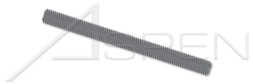 1/2"-20 X 3' Threaded Rods, Full Thread, Steel