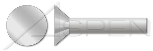 M2.5 X 8mm DIN 661 / ISO 1051, Metric, Solid Rivets, Flat Countersunk Head, Aluminum