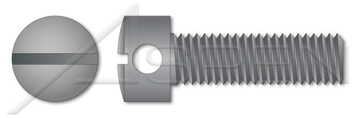 M5-0.8 X 16mm DIN 404, Metric, Capstan Screws, Slotted Drive, Steel