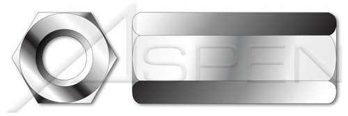 M12-1.75 X 36mm DIN 6334, Metric, Hex Coupling Nuts, A2 Stainless Steel