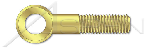 M16-2.0 X 70mm DIN 444 Type B, Metric, Precision Swing Eye Bolts, Brass