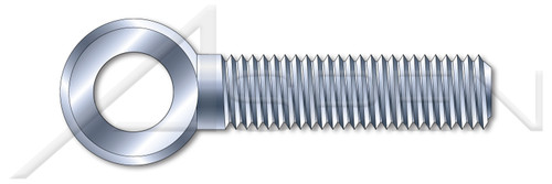 M24-3.0 X 90mm DIN 444 Type B, Metric, Precision Swing Eye Bolts, Steel, Zinc Plated