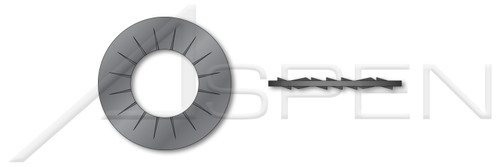 M24 DIN 6798 Type J, Metric, Serrated Lock Washers, Internal Tooth, Steel