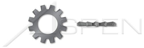 M3 DIN 6797 Type A, Metric, Tooth Lock Washers, External Tooth, Steel