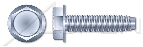 M5-0.8 X 25mm DIN 7500 Type D, Metric, Thread Rolling Screws for Metals, Hex Indented Washer Head, Steel, Zinc Plated