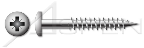 M6 X 150mm Particle Board Screws, Metric, Pan Pozidriv Type Z, Part Thread, A2 Stainless Steel, Art. 9048