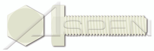M10-1.5 X 12mm DIN 933, Metric, Hex Head Cap Screws Bolts, Full Thread, PEEK