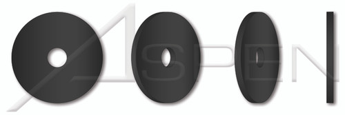 M12 DIN 9021 / ISO 7093, Metric, Fender Washers, Polyamide, Black