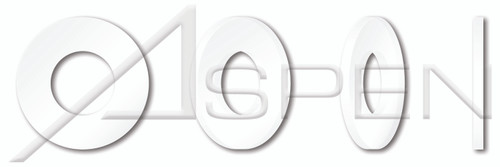 M6 DIN 125 Type A / ISO 7089, Metric, Standard Flat Washers, Polycarbonate, Transparent