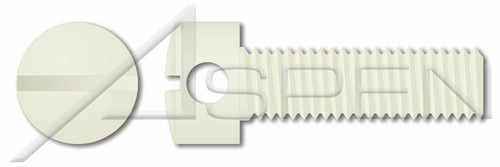M5-0.8 X 15mm DIN 404, Metric, Capstan Screws, Slotted Drive, Polyamide