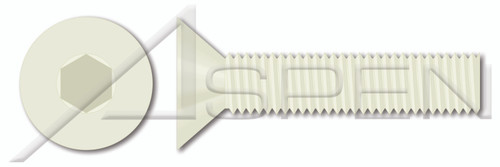 M10-1.5 X 15mm DIN 7991 / ISO 10642, Metric, Flat Head Socket Cap Screws, Polyamide