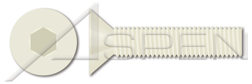 M10-1.5 X 30mm DIN 7991 / ISO 10642, Metric, Flat Head Socket Cap Screws, Polyamide