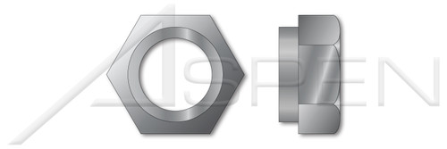 M20-2.5 DIN 980V, Metric, All Metal Prevailing Torque Lock Nuts, Collar Style, Class 10 Steel, Cadmium Plated and Waxed