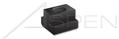 M5 X 6mm DIN 508, Metric, T-Slot Nuts, Class 10 Steel, Black