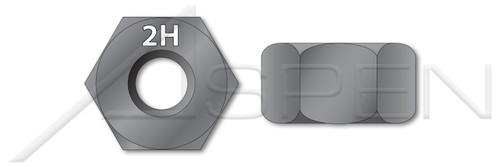 M27-3.0 ASTM A194, Metric, Hex Heavy Nuts, Grade 2H Steel, Black