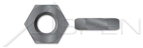 M12-1.25 DIN 439B, Metric, Hex Jam Thin Nuts, Class 4 Steel, Plain