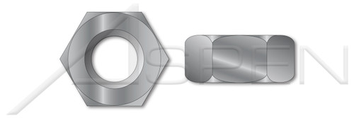 1-1/8"-7 Hex Finished Nuts, Steel, Hot Dip Galvanized