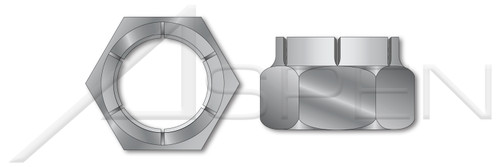 3/4"-10 Flex Type Lock Nuts, Light Hex, Full Height, Steel, Cadmium Plated and Waxed