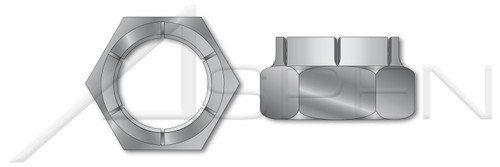 5/16"-24 Flex Type Lock Nuts, Light Hex, Thin Height, Steel, Cadmium Plated and Waxed