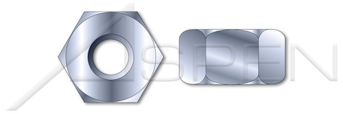 5/16"-18 Hex Heavy Nuts, Steel, Zinc Plated