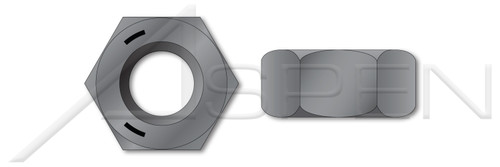 1-1/4"-12 Hex Finished Nuts, Hot Formed, Grade 5 Steel, Plain