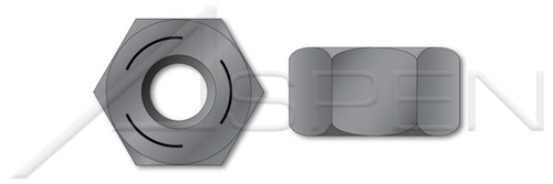 5/8"-11 Hex Heavy Nuts, Grade C Steel, Plain, ASTM A563