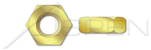 #8-32 X 5/16" Hex Machine Screw Nuts, Small Pattern, Brass