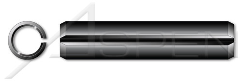 1/2" X 1-1/2" Slotted Spring Pins, Standard Duty, SAE 1070-1095 Carbon Steel