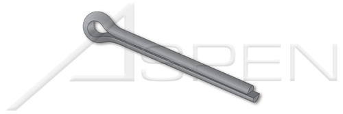 3/8" X 5" Standard Cotter Pins, Extended Prong, Chisel Point, Steel