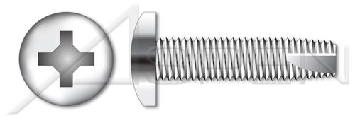 #6-32 X 5/16" Thread Cutting Screws, Type "23", Pan Phillips Drive, Stainless Steel