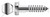 M10 X 45mm DIN 571, Metric, Hex Head Lag Screw Bolts, A2 Stainless Steel
