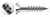 M6 X 60mm DIN 7997, Metric, Wood Screws, Flat Pozidriv Alternative Drive, A2 Stainless Steel