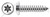 M2.9 X 16mm ISO 14585, Metric, Self-Tapping Sheet Metal Screws, Pan 6Lobe Torx(r) Drive, A4 Stainless Steel
