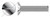 #6-32 X 7/16" Machine Screws, Flat Undercut Slot Drive, 100 Degree Countersink, Full Thread, Stainless Steel