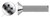 #6-32 X 1-1/2" Machine Screws, Flat Phillips Drive, Stainless Steel