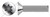#6-32 X 3/4" Machine Screws, Flat Head 6Lobe Torx(r) Drive, Stainless Steel