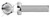#4-40 X 3/8" Machine Screws, Hex Indented Slotted, Full Thread, Stainless Steel