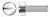 #12-24 X 1" Machine Screws, Fillister Slot Drive, Stainless Steel
