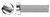 M2-0.4 X 10mm DIN 920, Metric, Machine Screws, Small Pan Head, Slotted Drive, Full Thread, A2 Stainless Steel