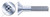 M20-2.5 X 50mm DIN 7991 / ISO 10642, Metric, Flat Head Socket Cap Screws, Class 8.8 Steel, Zinc Plated