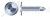 #8-18 X 7/16" Self-Drilling Screws, Modified Truss Phillips Drive, Steel, Zinc Plated and Baked