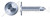 #12-14 X 3" Self-Drilling Screws, Modified Truss Phillips Drive, Steel, Zinc Plated and Baked