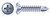 #10 X 5/8" Self-Drilling Screws, Oval Phillips Drive, Steel, Zinc Plated and Baked