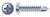 5/16" X 3/4" Self-Drilling Screws, Pan Phillips Drive, Steel, Zinc Plated and Baked